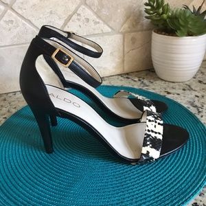 EUC ALDO Ankle Strap Sandals Size 8